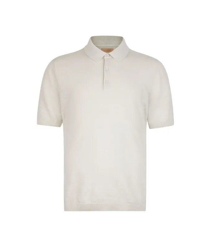 Polo in lino cotone