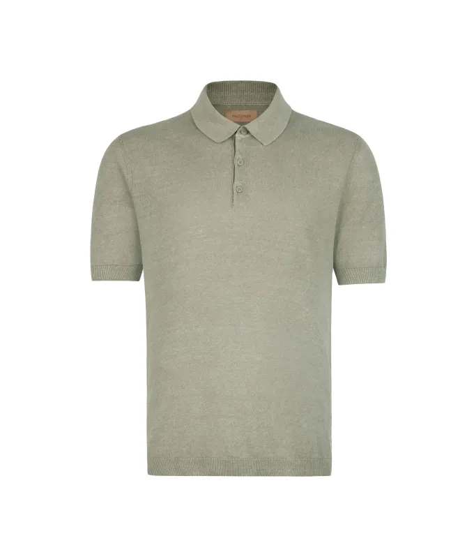 Polo in lino cotone