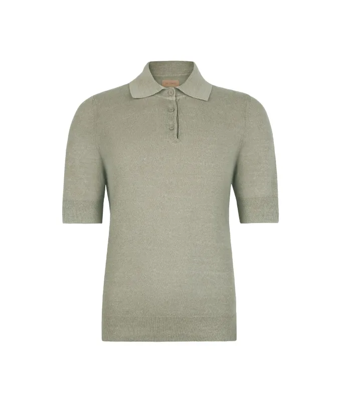 Polo in lino cotone