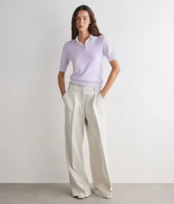 Polo in lino cotone