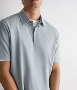 Polo piquet in cotone seta