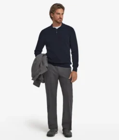 Polo punto waffle in Cashmere Ultrasoft