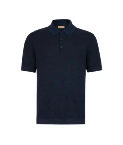 Polo punto waffle in cotone