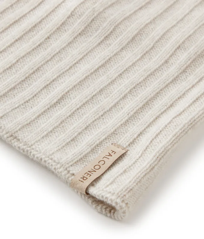 Scaldacollo a coste in Cashmere Ultrasoft