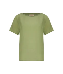 T-shirt barchetta in seta e modal