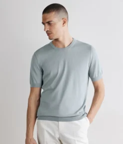 T-shirt girocollo in cotone