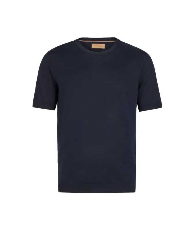T-shirt girocollo in cotone