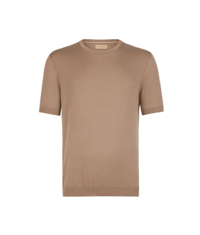 T-shirt girocollo in cotone
