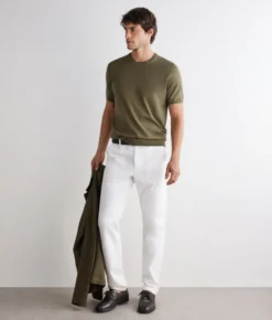T-shirt girocollo in cotone