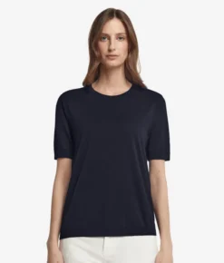 T-Shirt girocollo in cotone fresh