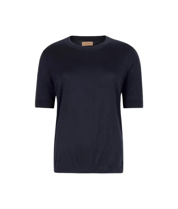 T-Shirt girocollo in cotone fresh