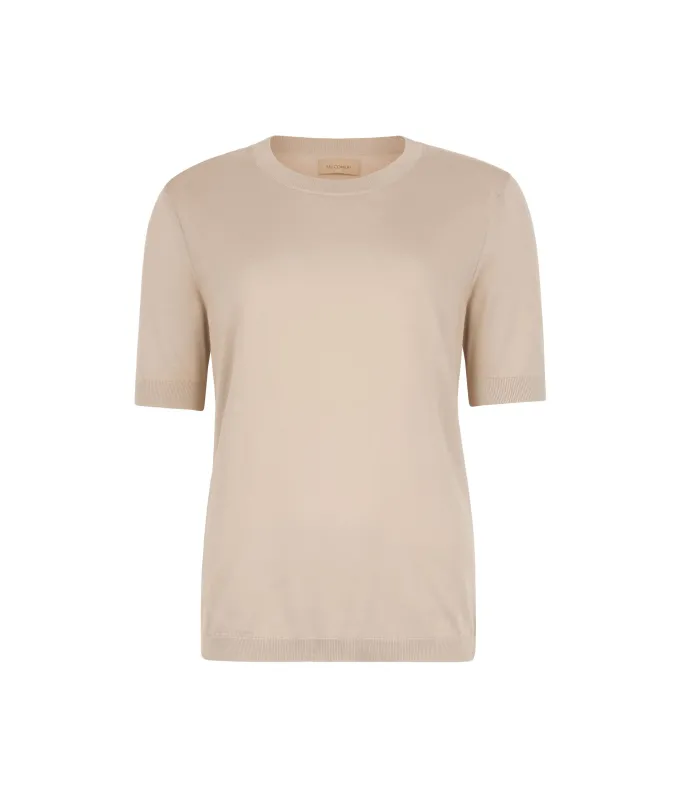 T-Shirt girocollo in cotone fresh