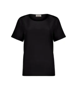 T-Shirt girocollo in seta e modal