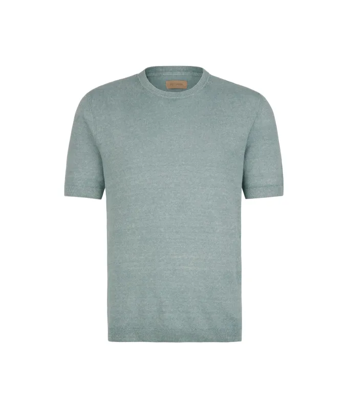 T-shirt in lino cotone
