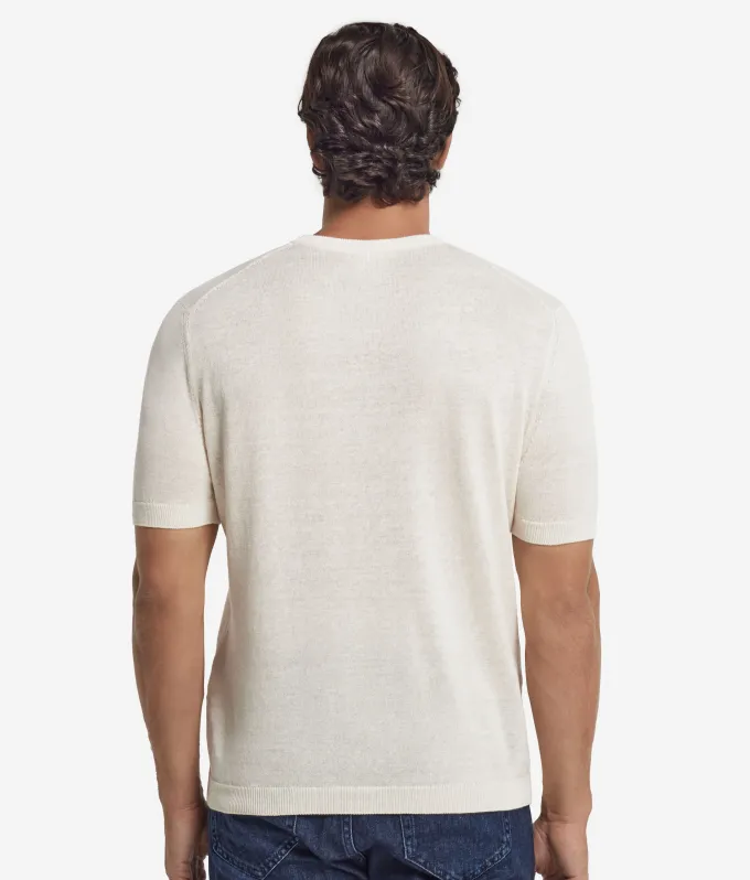 T-shirt in lino cotone