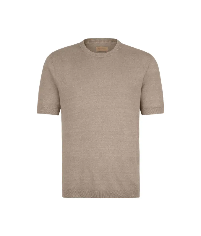 T-shirt in lino cotone