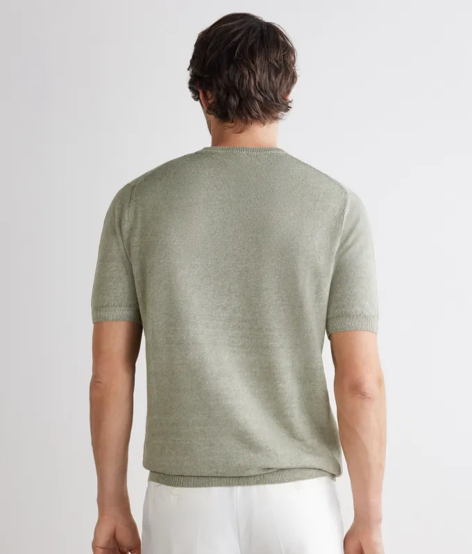 T-shirt in lino cotone