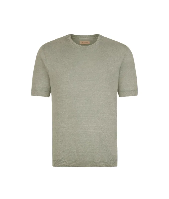 T-shirt in lino cotone