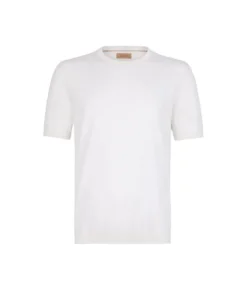 T-Shirt in seta cotone