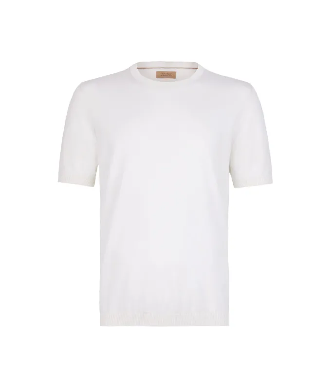 T-Shirt in seta cotone