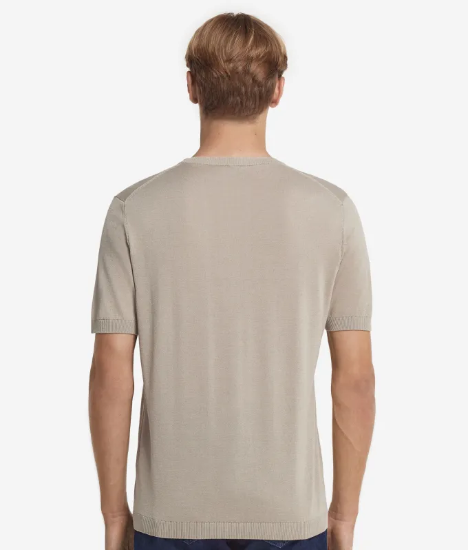 T-Shirt in seta cotone