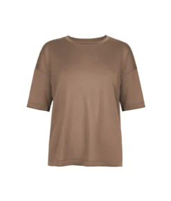 T-shirt over in Cashmere Silkfine